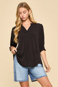 Smocked Puff Sleeve Top