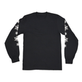 Snowflake Long Sleeve Tee featuring a unique indigenous snowflake design on the sleeves, perfect for winter warmth.
