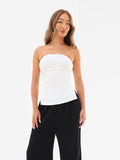 Solea Bandeau Top - White
