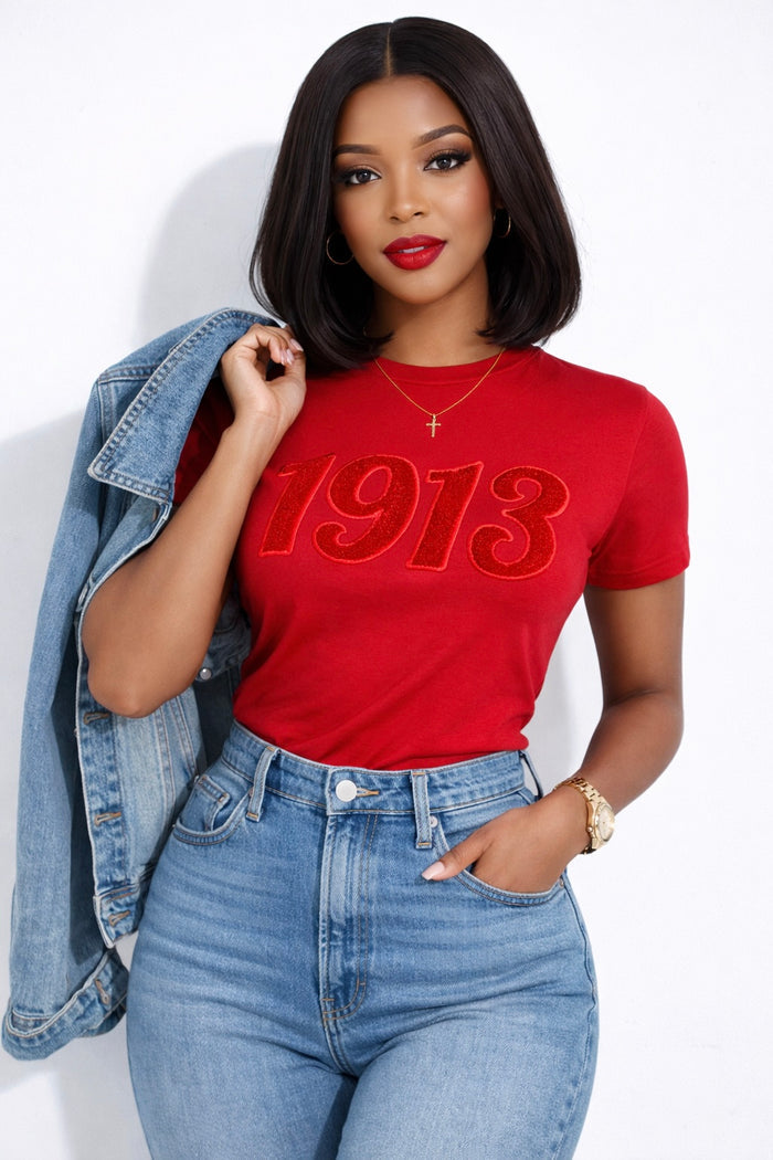 Solid 1913 Chenille Tee