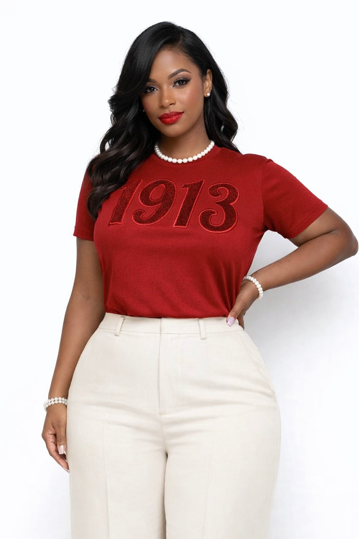 Solid 1913 Chenille Tee