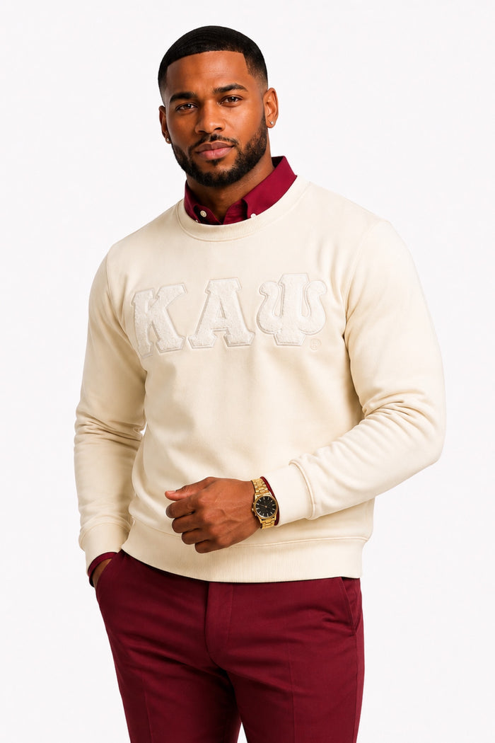 Solid Κapsi Chenille Sweatshirt