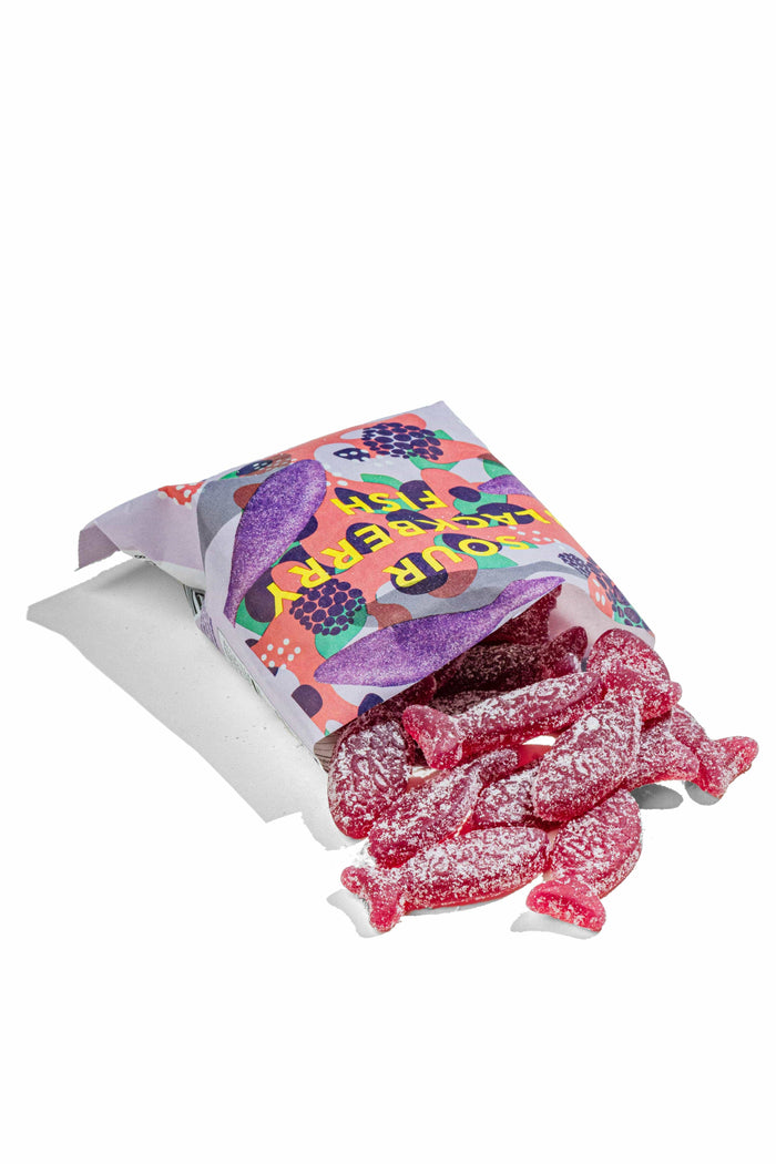 Sour Blackberry Fish - Swedish Candy 5.2oz (150g) BonBon - A Swedish Candy Co