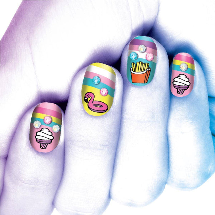 Spa*rkle Nail Polish Strips PDQ asst. Bright Stripes
