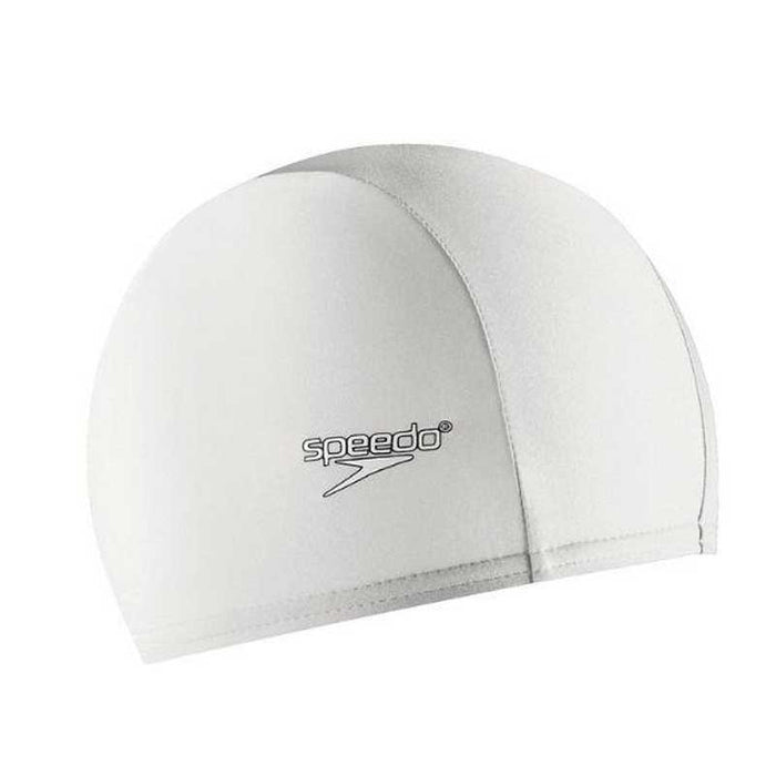 White Speedo Lycra Swim Cap