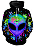 Splatter Alien Unisex Hoodie BrizBazaar Epic Hoodie