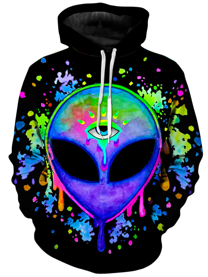 Splatter Alien Unisex Hoodie BrizBazaar Epic Hoodie