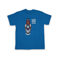 Stolen Brothers Unisex Tee in blue with message supporting MMIWG2S community.