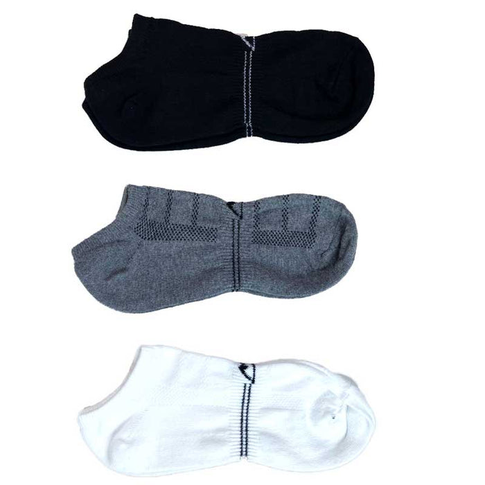 Stone Peak 3pk no-show running Socks