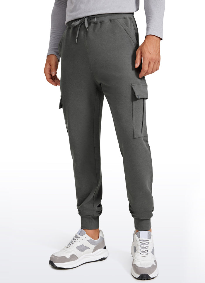 CRZ YOGA Men's Casual Lounge Classic-Fit Sweatpants 29" Anthracite