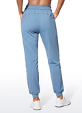 CRZ YOGA Women 4-Way Stretch High Waisted Pockets Joggers Casual 28" Universe Blue