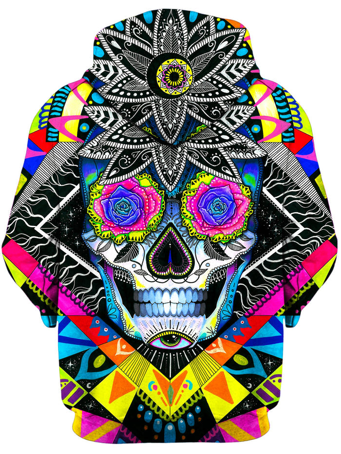 Suger Skull Unisex Zip-Up Hoodie Svenja Jodicke Epic Hoodie