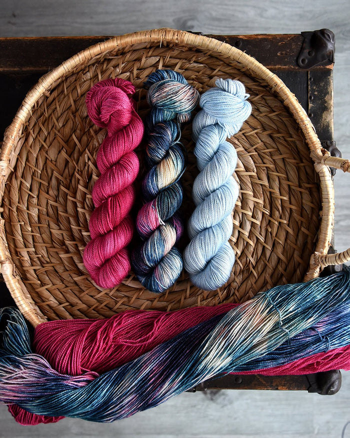 Destination Yarn Yarn Kits Summer on the Great Lakes Trio
