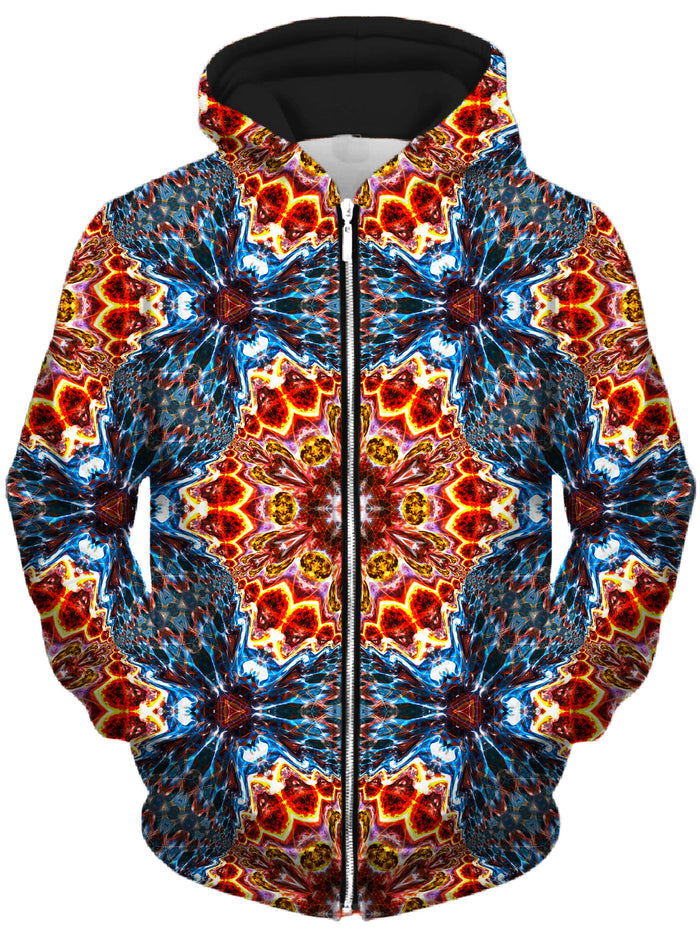 Super Nova Unisex Zip-Up Hoodie Lucid Eye Studios Epic Hoodie