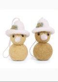 Sweet Chicks in Felt Talla Imports Holiday Ornaments