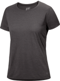 Taema Crew Neck Shirt SS Women's Black Heather - Arc'teryx Australia