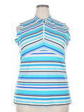 Tail Activewear Jackie Sleeveless Golf Top - Oceana Coast Size XXL MSP$93