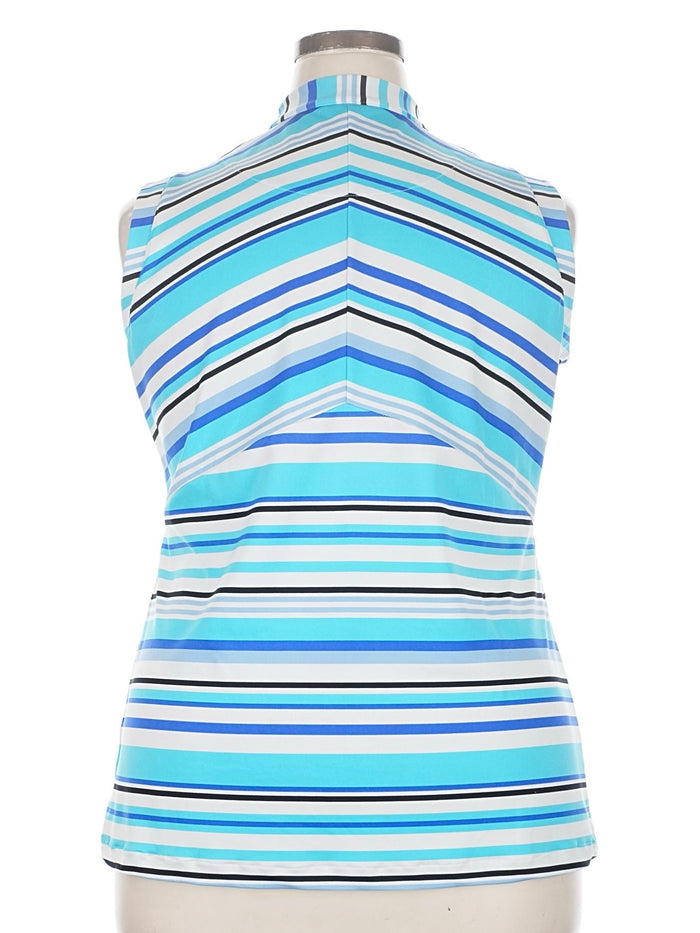 Tail Activewear Jackie Sleeveless Golf Top - Oceana Coast Size XXL MSP$93
