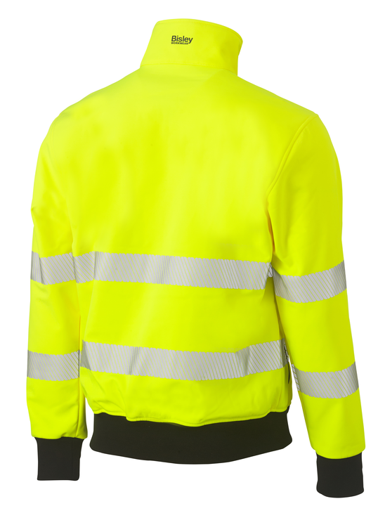 Taped Hi Vis Soft Shell Bomber Jacket BJ6979T