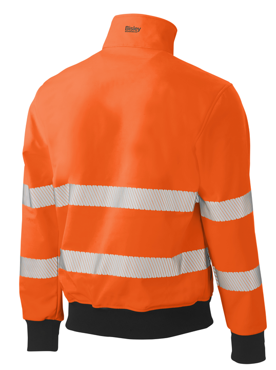Taped Hi Vis Soft Shell Bomber Jacket BJ6979T