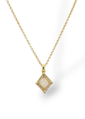 Tat2 Designs Gold Rainbow Moonstone Aviva Necklace