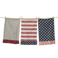 Tea Towels - American Flag (Set of 3) (Pk/03 Sets) Audrey's Home & Gift