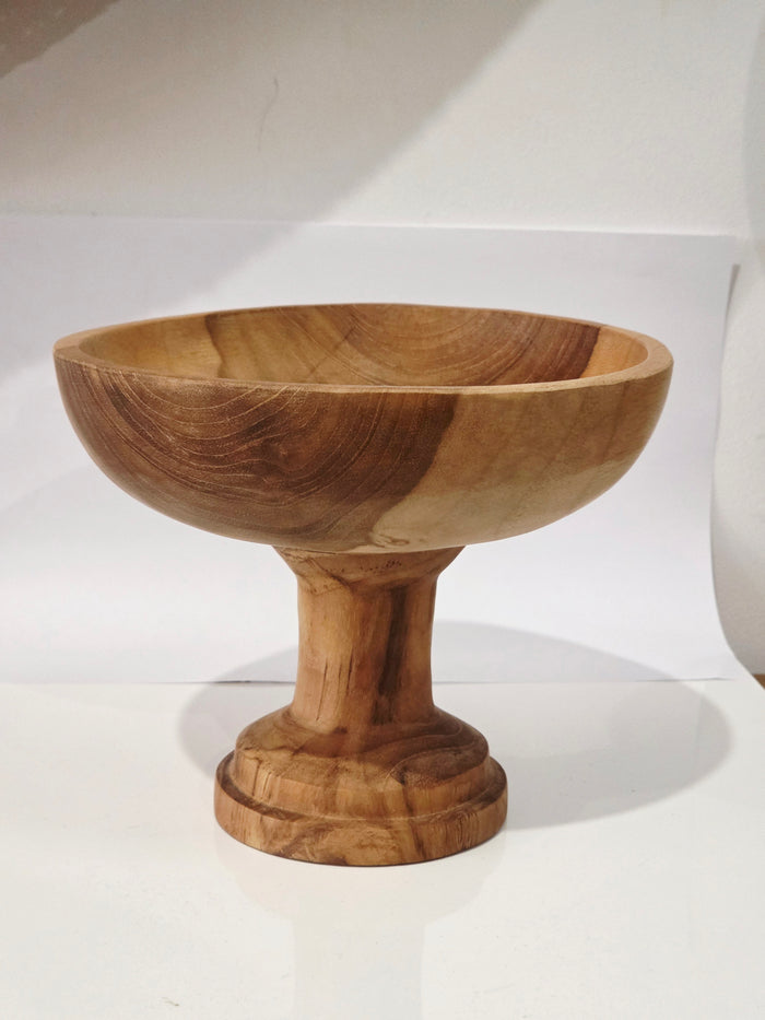 Teak Bowl on stand