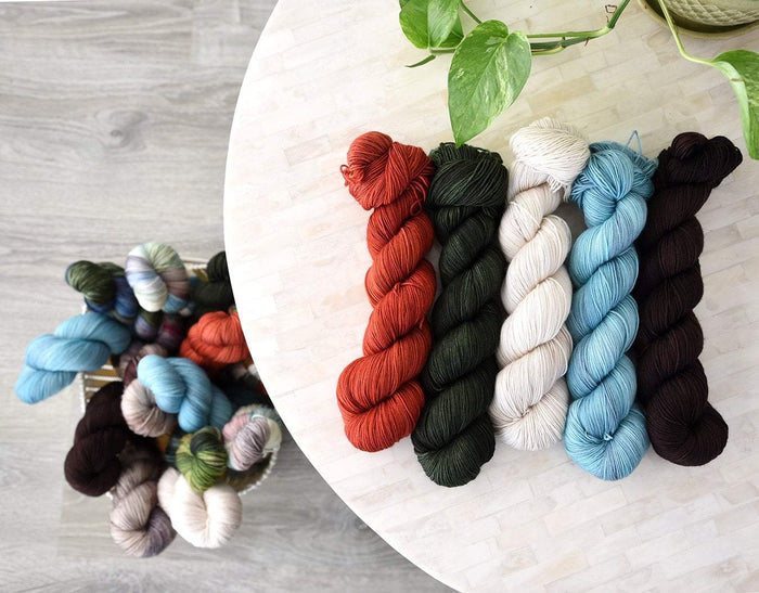 Destination Yarn fingering weight yarn Terra Cotta - dyed to order