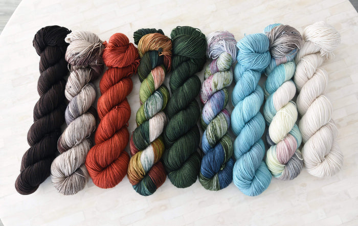 Destination Yarn fingering weight yarn Terra Cotta - dyed to order