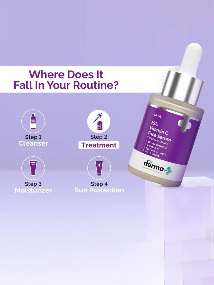 The Derma Co 15% Vitamin C Face Serum (30ml)