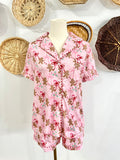 The Gingerbread House Pajama Set in Pink