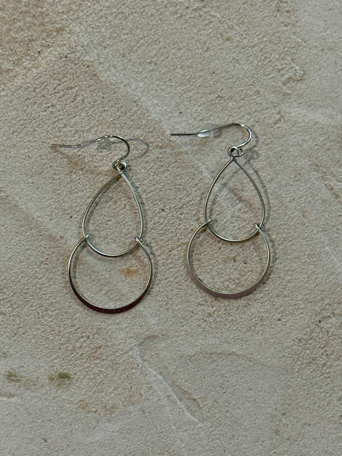 The Sister Label - Harmony Drop Earrings - Silver