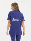Thea Oversized T-Shirt - Bold Purple