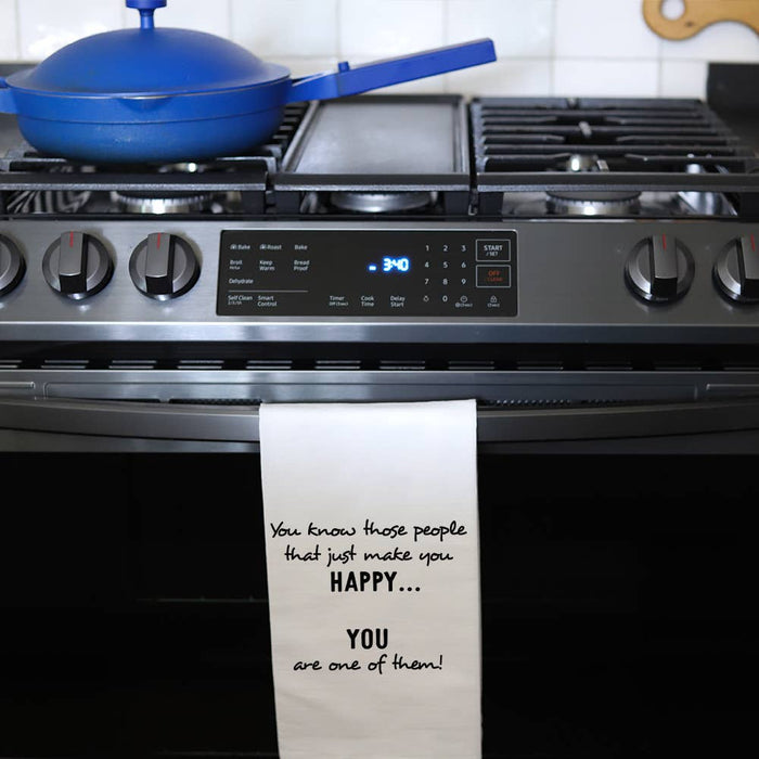 THOSE HAPPY PEOPLE - TEA TOWEL Wildwood Landing