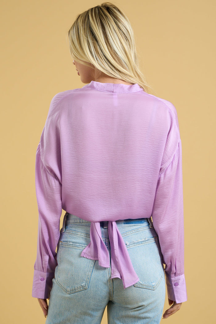 Tie Front Crop Top - SexyModest Boutique
