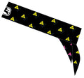 Tie-On Headband BLACK by Giordana Cycling, BLACK, Made in Italy