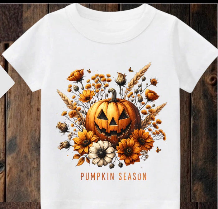 Tiny terror Tee - Autumn 🍂 pumpkin 🎃 season #2 Claxton Creations GB