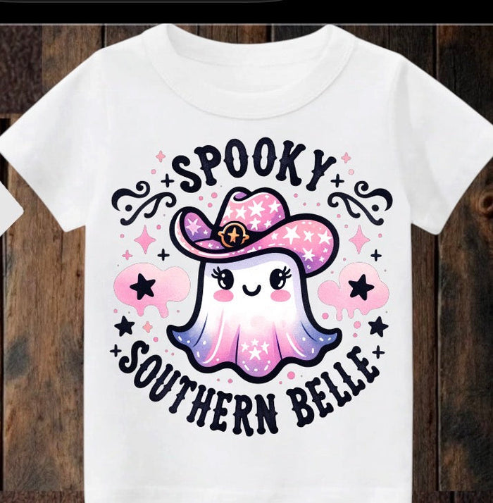 Tiny terror Tee- cute spooky southern belle Claxton Creations GB