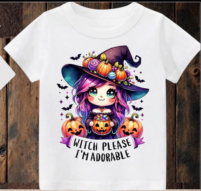Tiny terror Tee- cute witch please, I’m adorable Claxton Creations GB