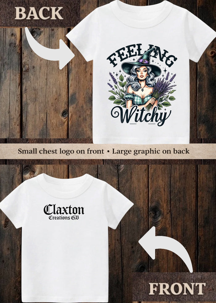 Tiny terror Tee- feeling witchy 🧙‍♀️ 🌺 Claxton Creations GB