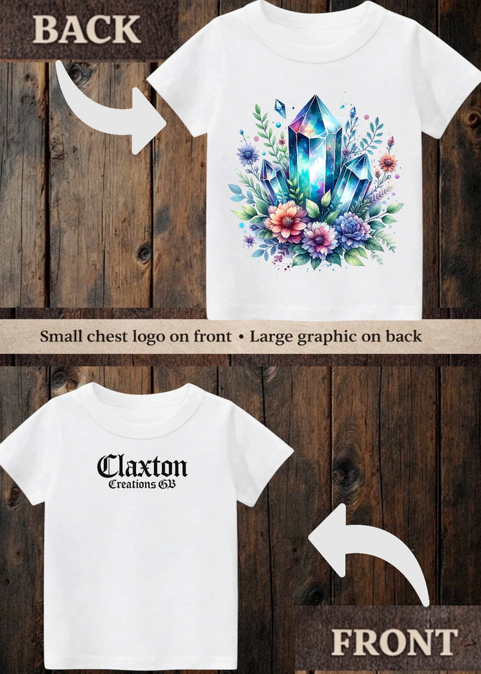Tiny terror Tee- floral 🌸 Crystal’s Claxton Creations GB