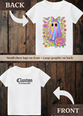 Tiny terror Tee- floral 💐girlie 🎀 ghost 👻 oil spill Claxton Creations GB