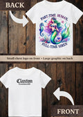 Tiny terror Tee- full time siren 🧜‍♀️ Claxton Creations GB