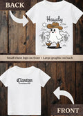 Tiny terror Tee- howdy 🤠 ghost 👻 Claxton Creations GB
