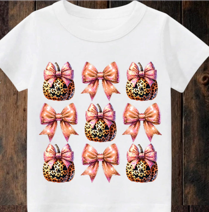 Tiny terror Tee- pretty pumpkins 🎃 Claxton Creations GB