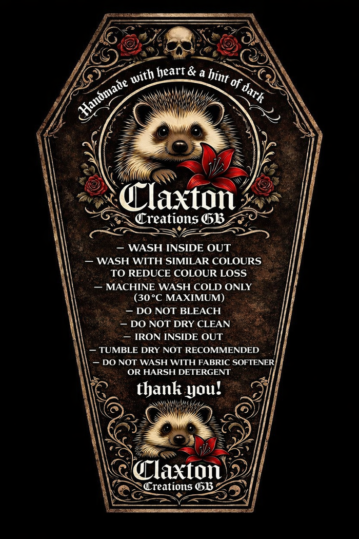 ClaxtoncreationsGB- Stay spooky horror pumpkins black sweater Claxton Creations GB