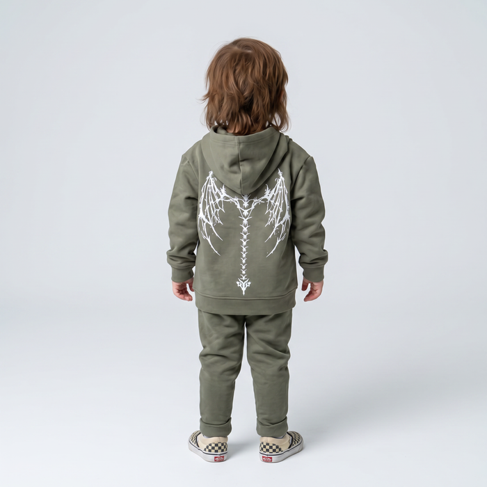 Tiny Terrors- fallen angel 🪽Tracksuit set Claxton Creations GB