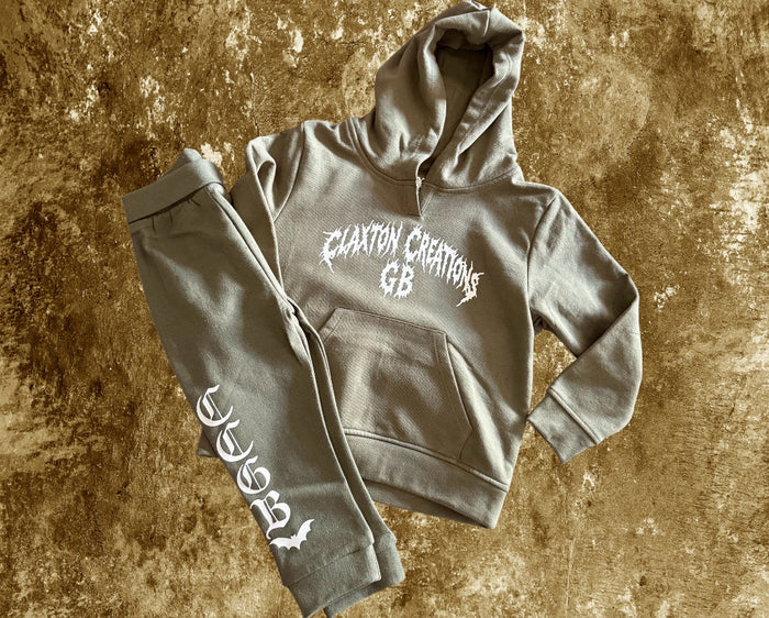 Tiny Terrors- fallen angel 🪽Tracksuit set Claxton Creations GB