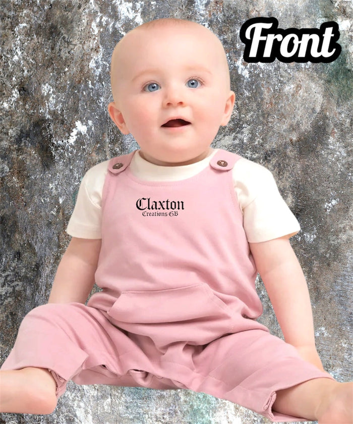 Tiny Terrors- Little Spine flower🖤Pink Romper Claxton Creations GB