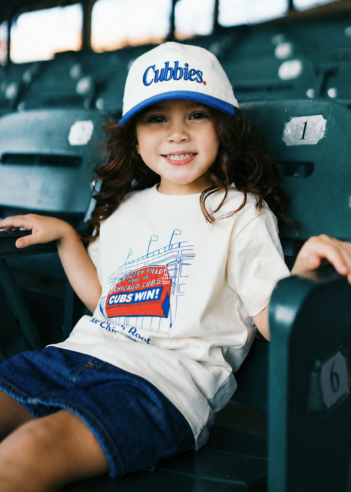 Toddler Cubs Cubbies. Hat - Ivory & Majestic Blue